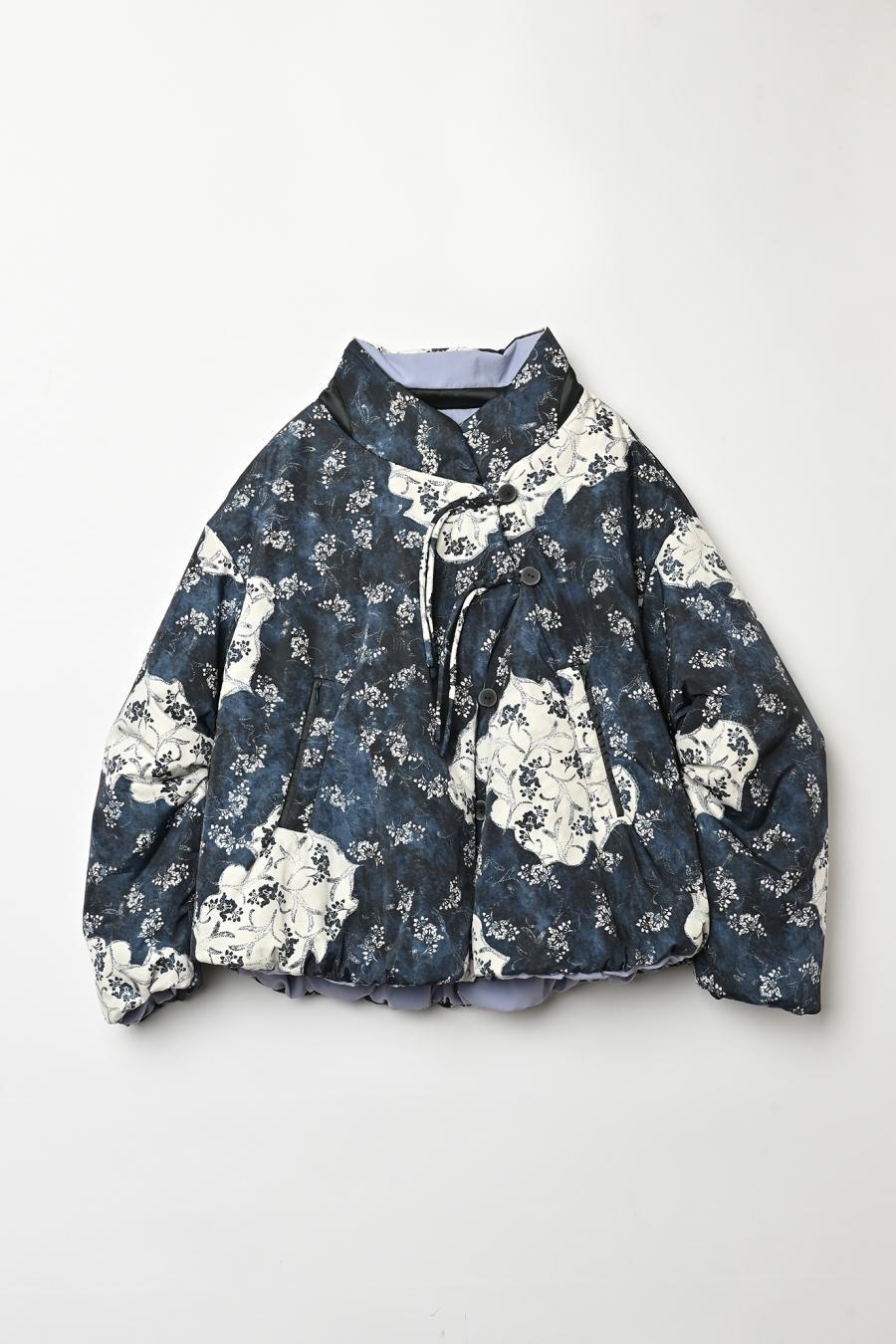 Blur Flower Reversible Blouson