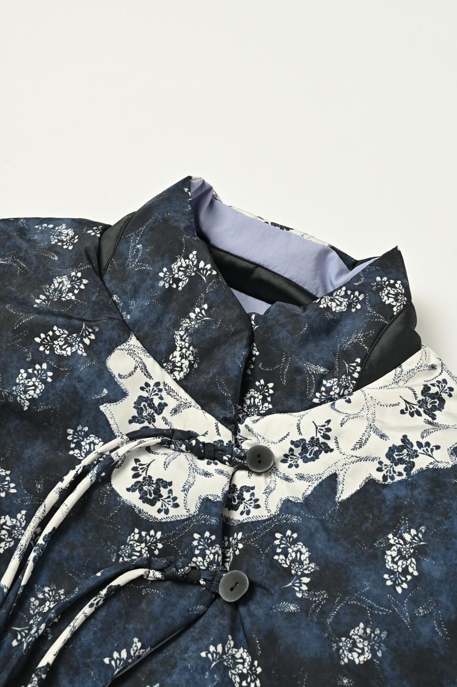 Blur Flower Reversible Blouson