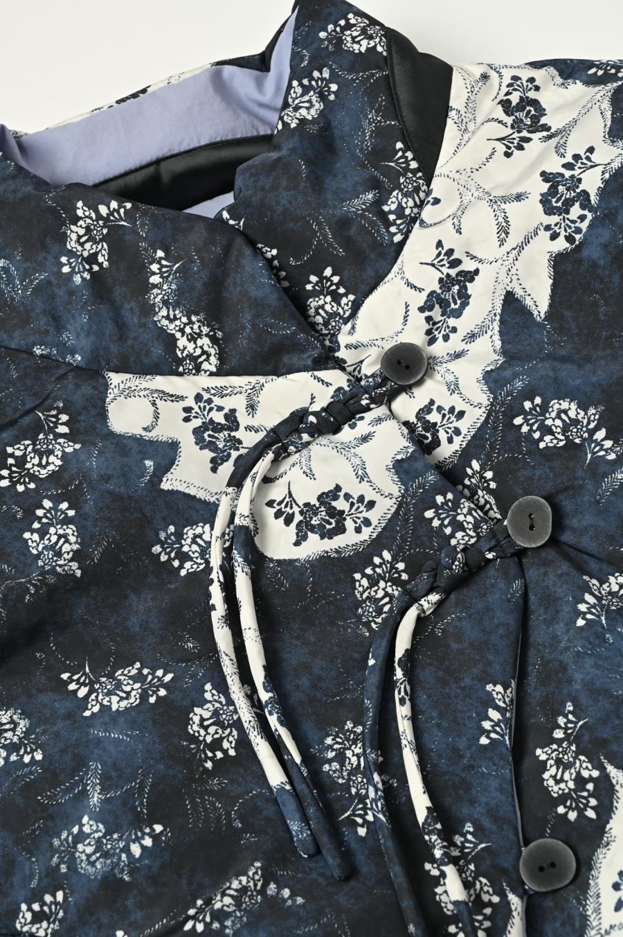 Blur Flower Reversible Blouson