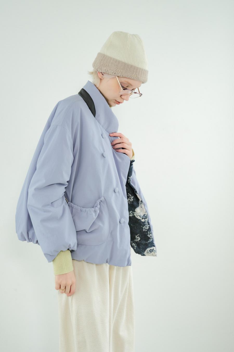 Blur Flower Reversible Blouson