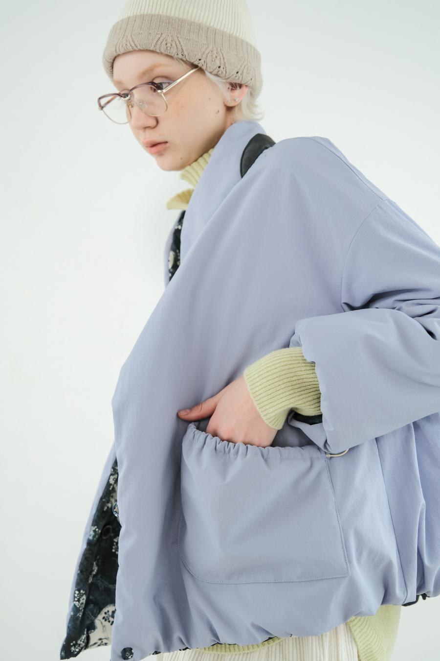 Blur Flower Reversible Blouson