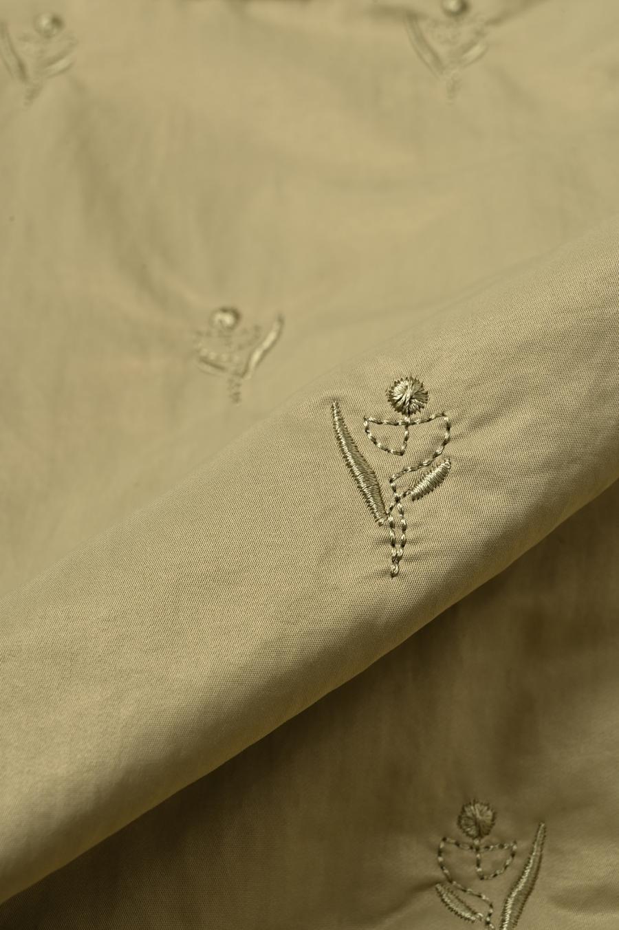 Tube Knot Embroidered Reversible Jacket