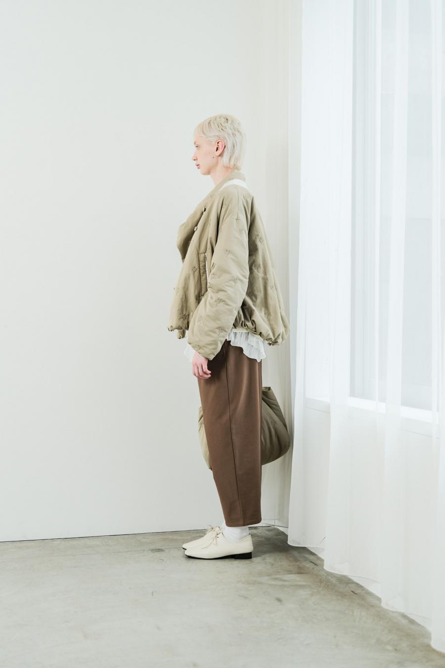 Tube Knot Embroidered Reversible Jacket