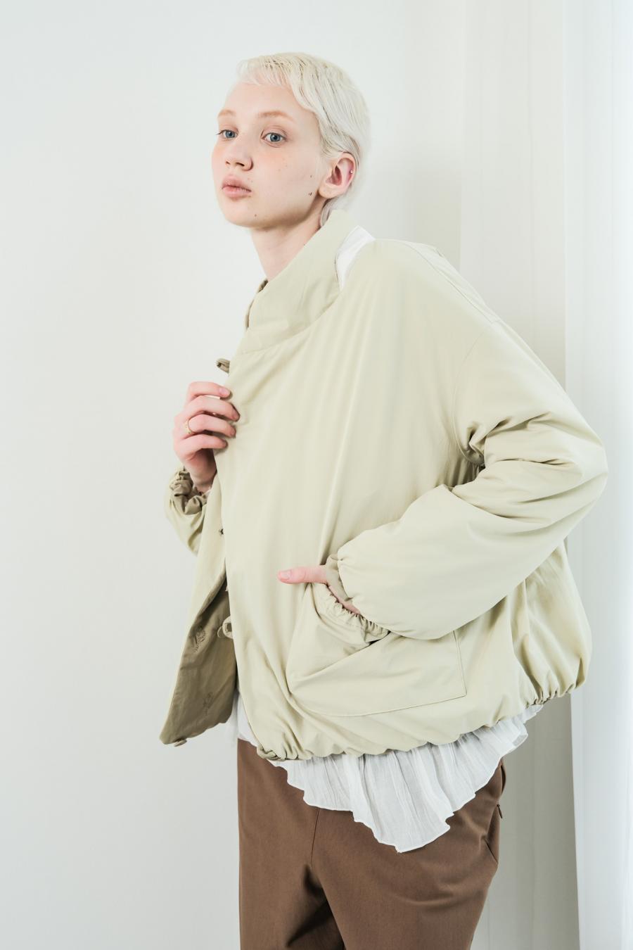 Tube Knot Embroidered Reversible Jacket