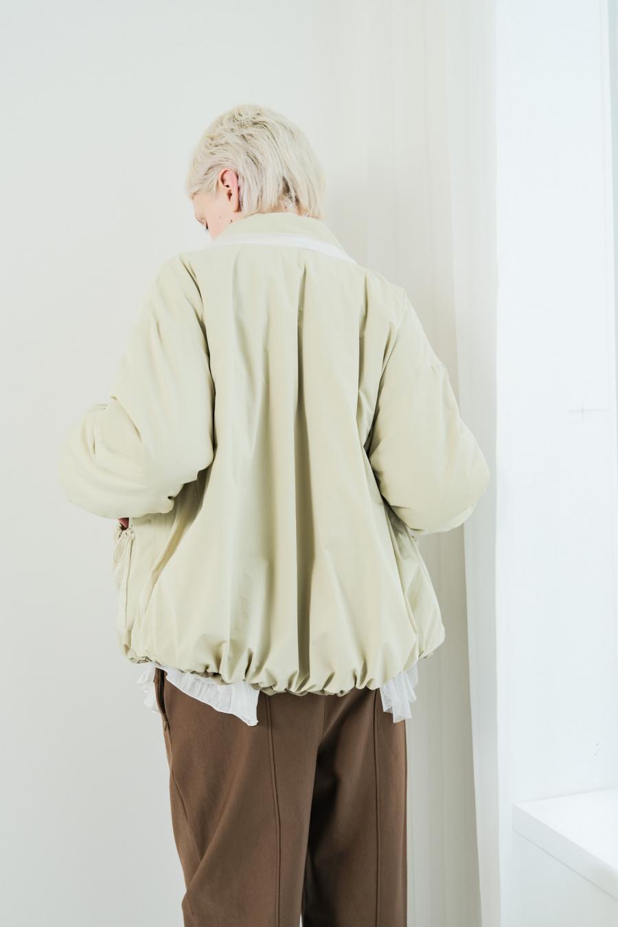 Tube Knot Embroidered Reversible Jacket