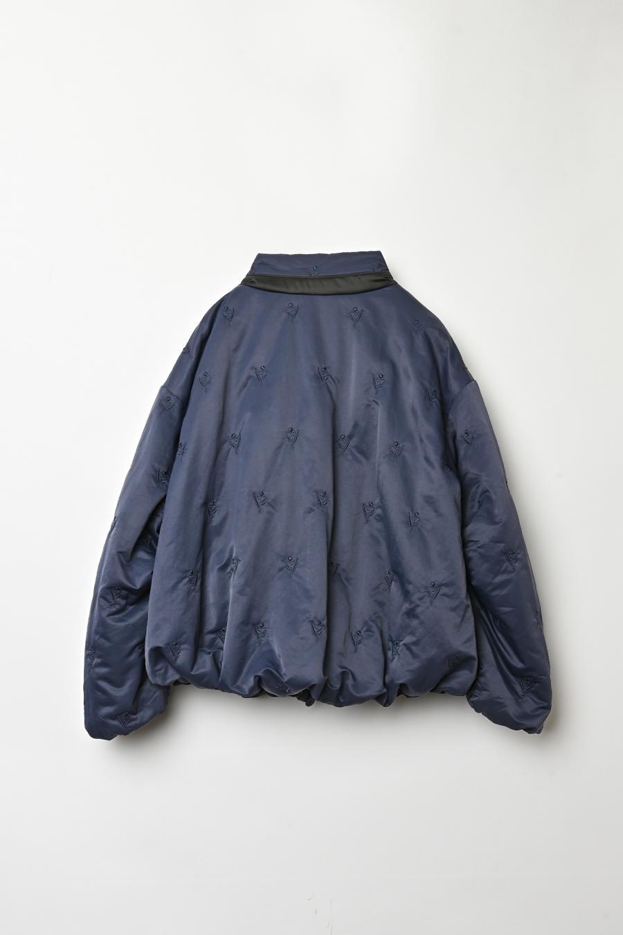 Tube Knot Embroidered Reversible Jacket