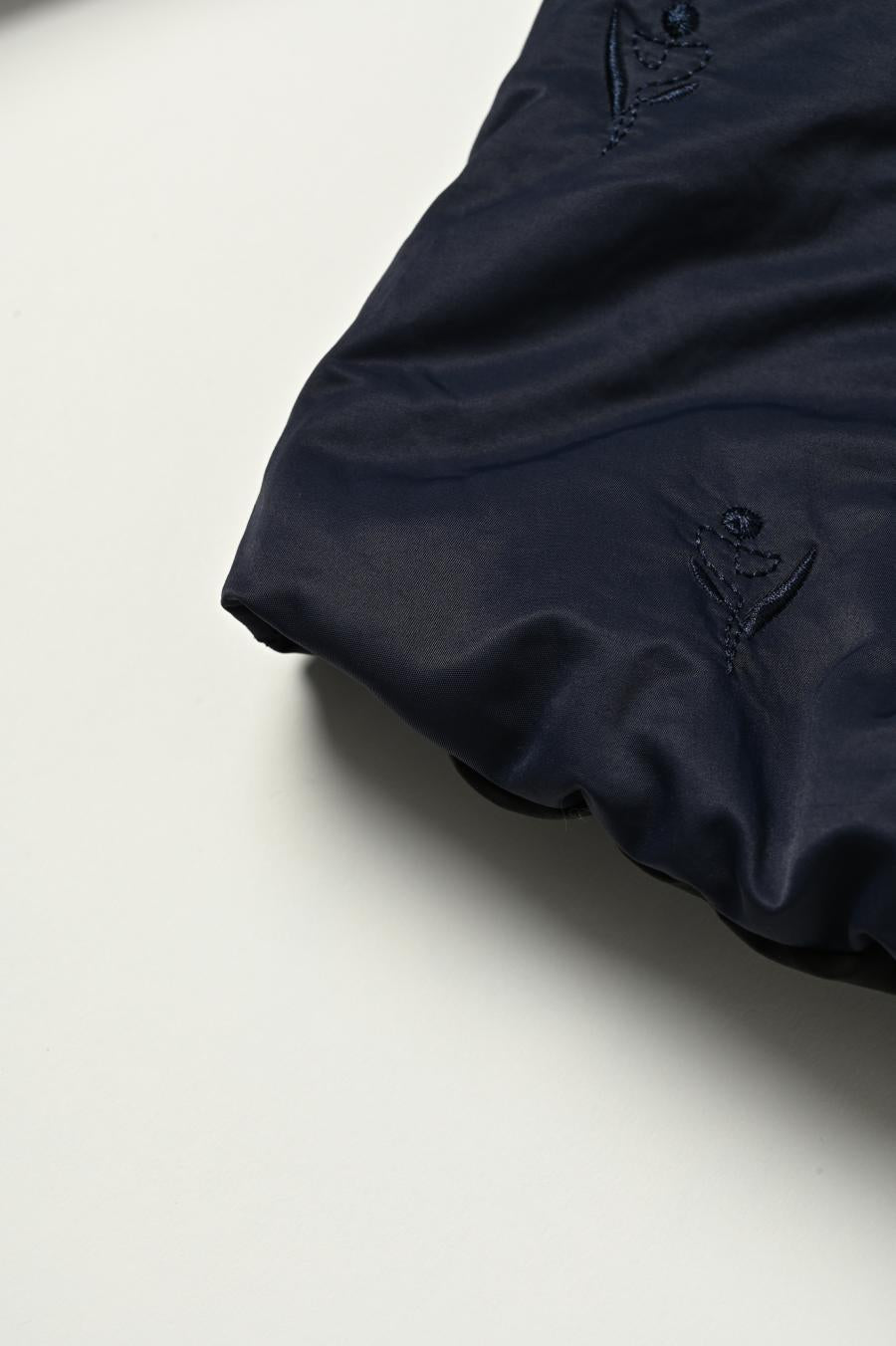 Tube Knot Embroidered Reversible Jacket
