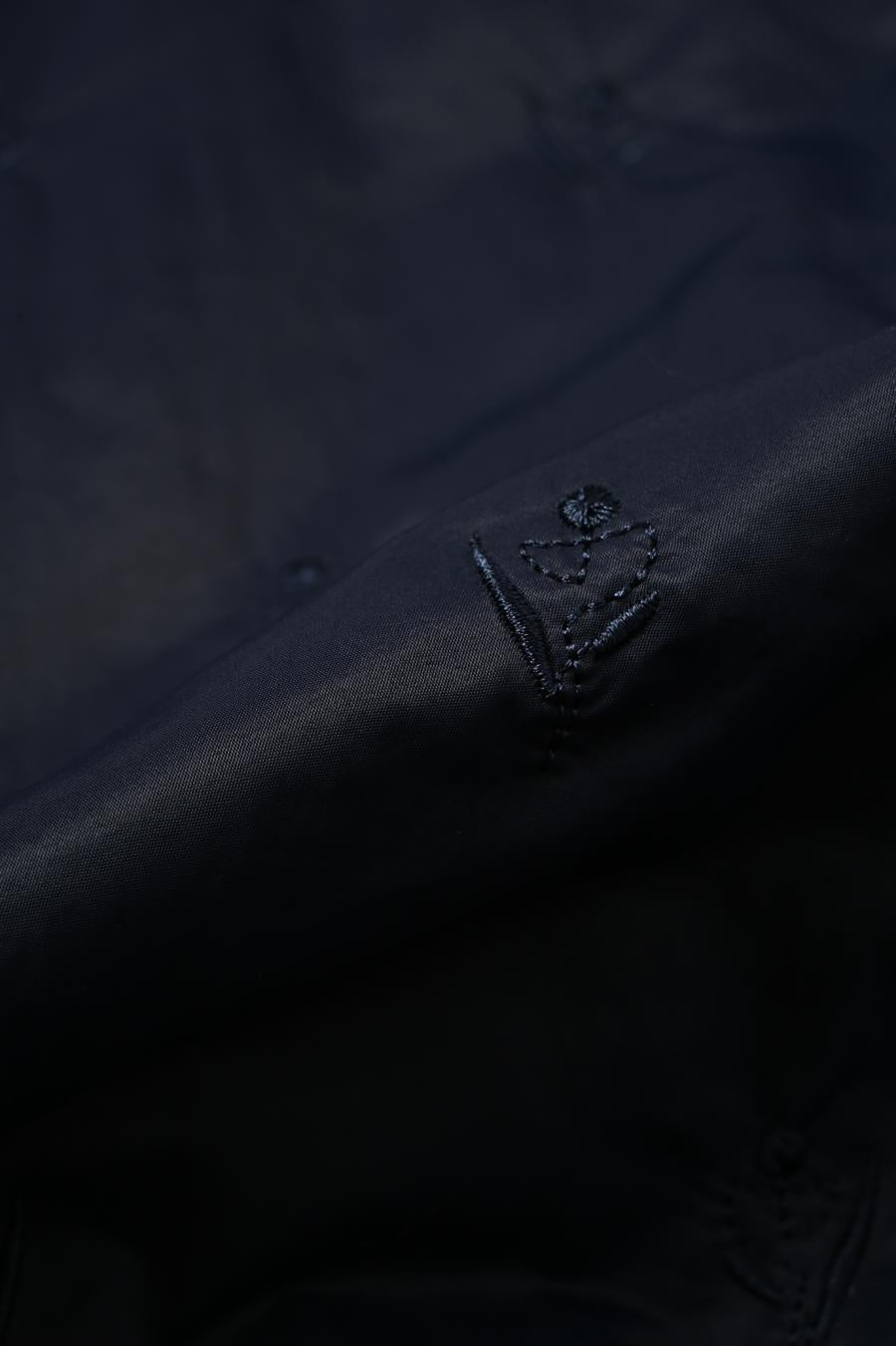 Tube Knot Embroidered Reversible Jacket