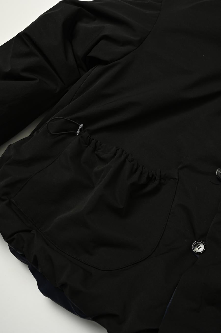 Tube Knot Embroidered Reversible Jacket