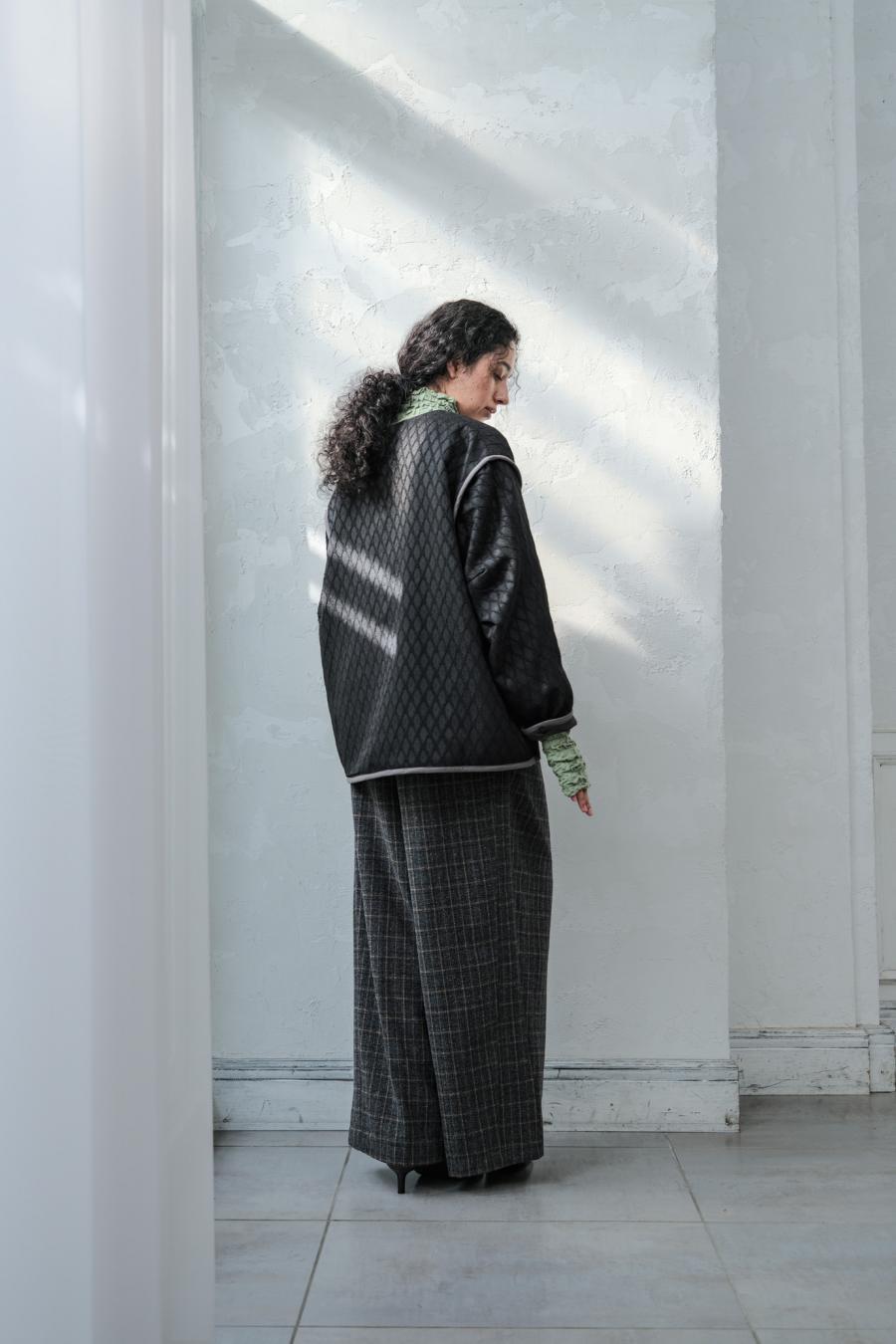 Damask Jacquard Half Jacket