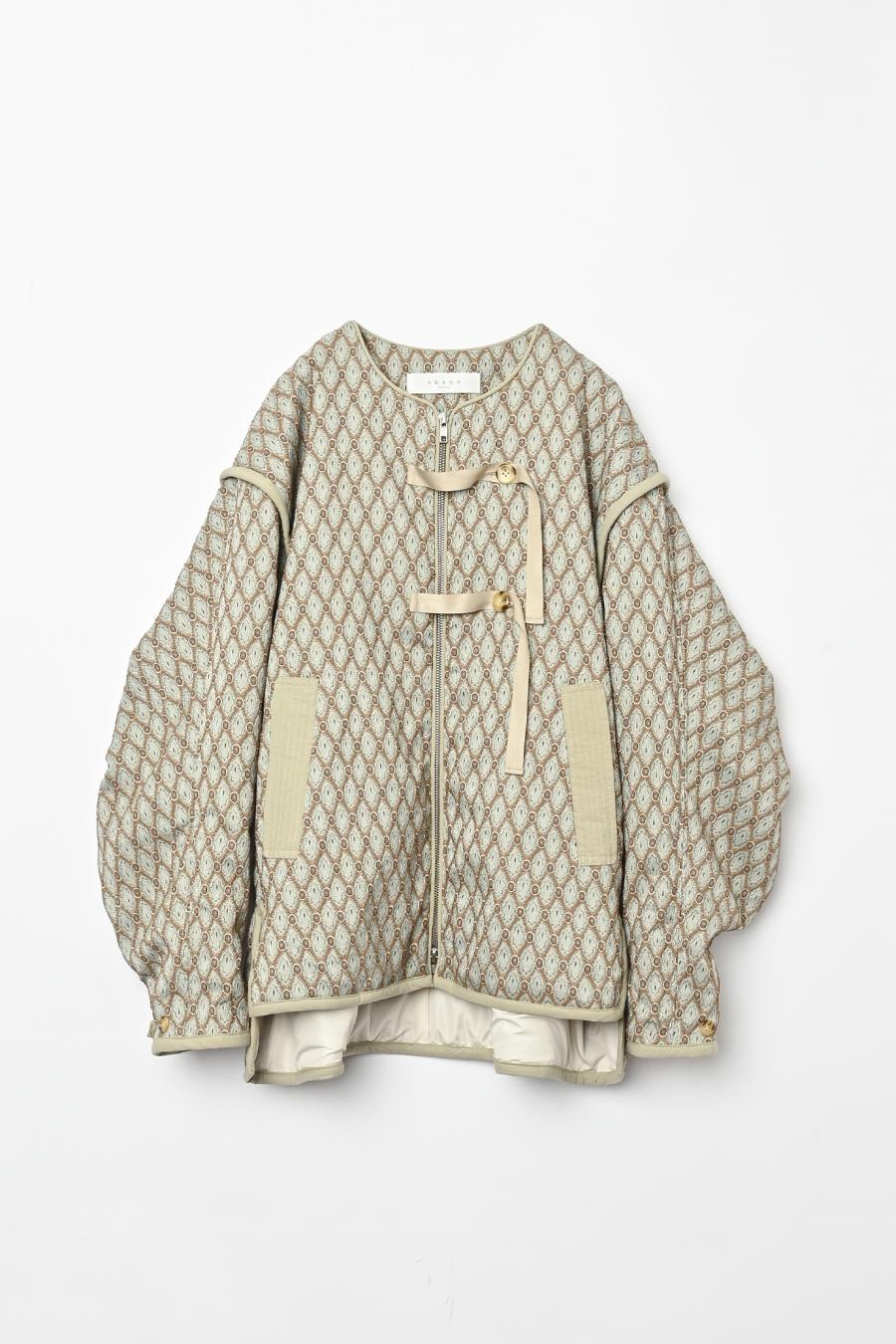 Damask Jacquard Half Jacket