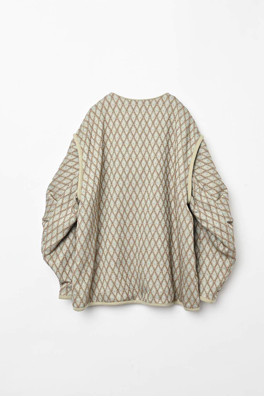 Damask Jacquard Half Jacket
