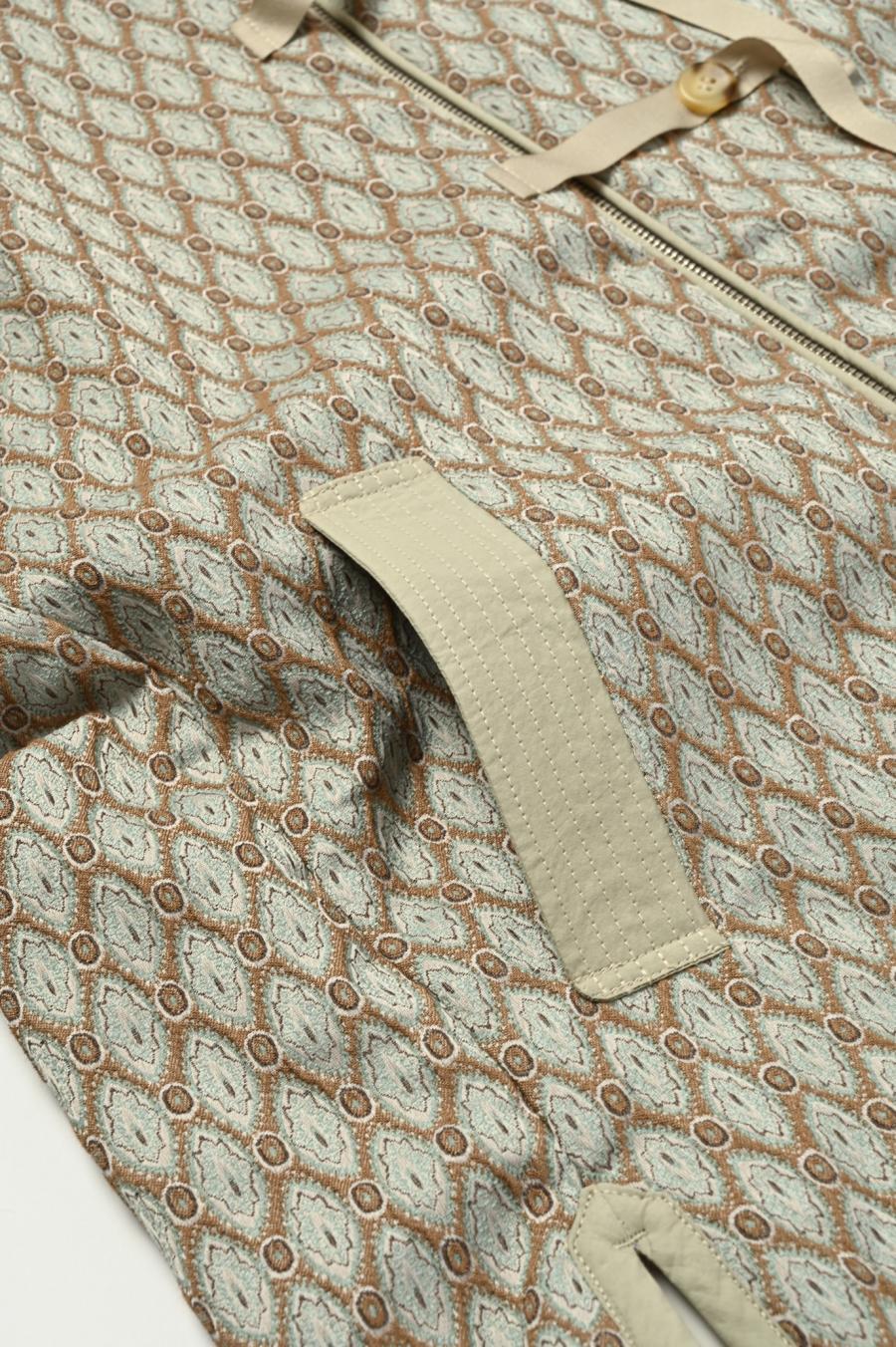 Damask Jacquard Half Jacket
