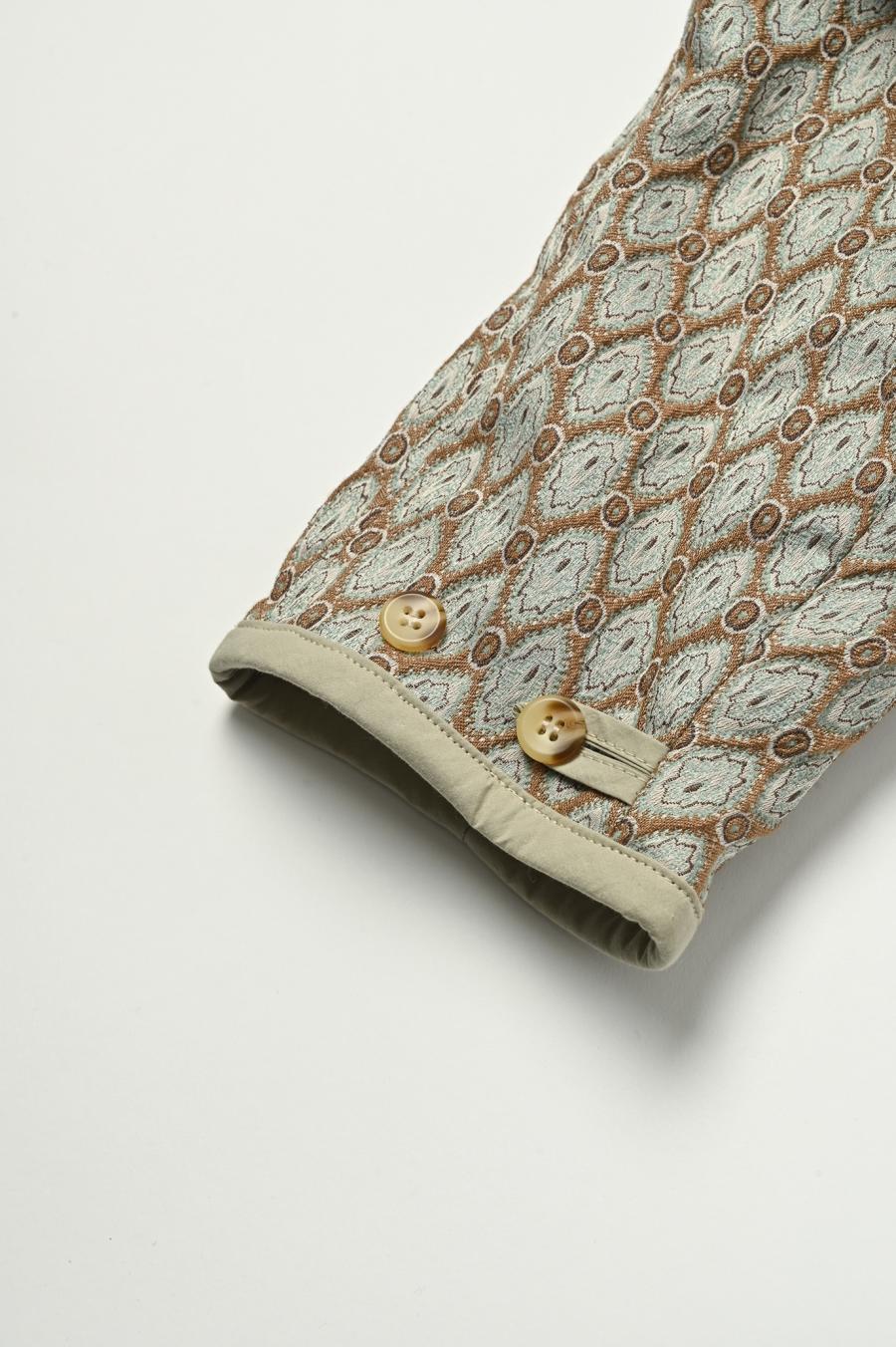 Damask Jacquard Half Jacket