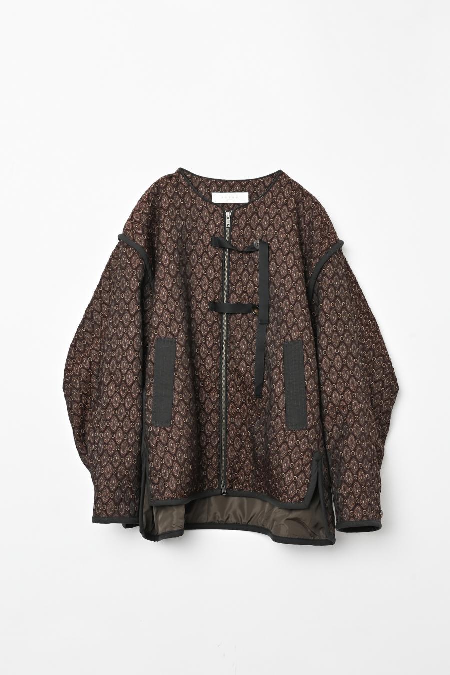 Damask Jacquard Half Jacket
