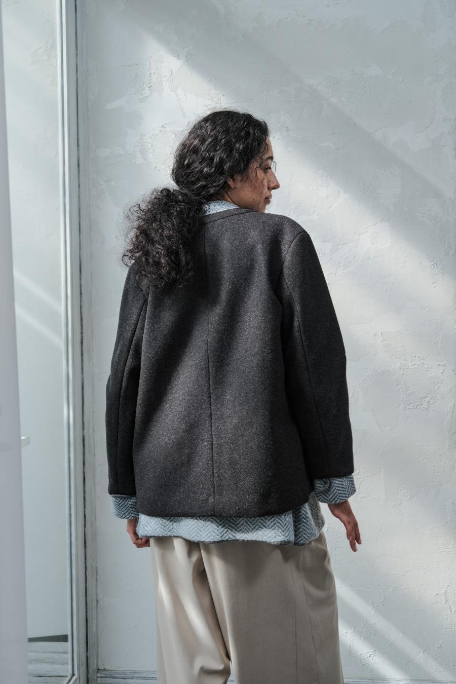 Mannish-Look Jacket