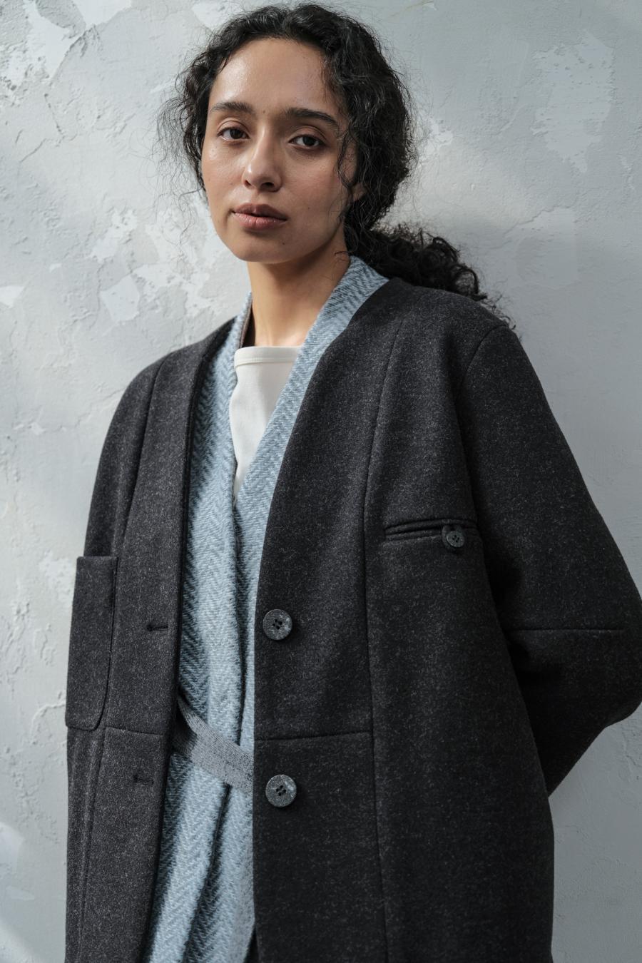Mannish-Look Jacket