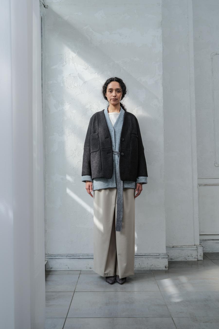 Mannish-Look Jacket