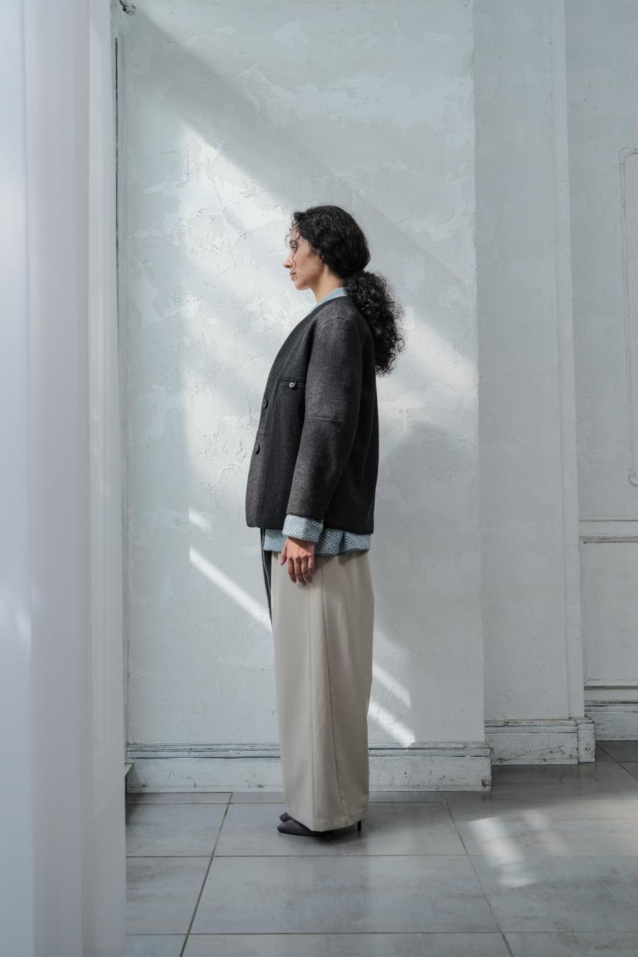 Mannish-Look Jacket
