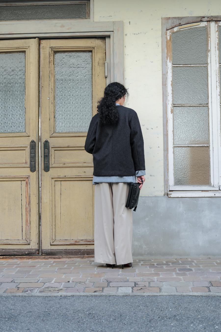 Mannish-Look Jacket