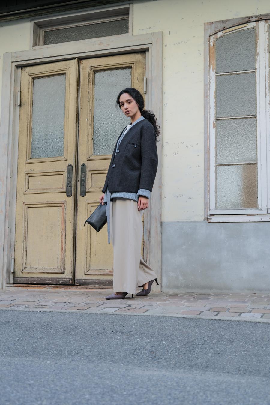 Mannish-Look Jacket