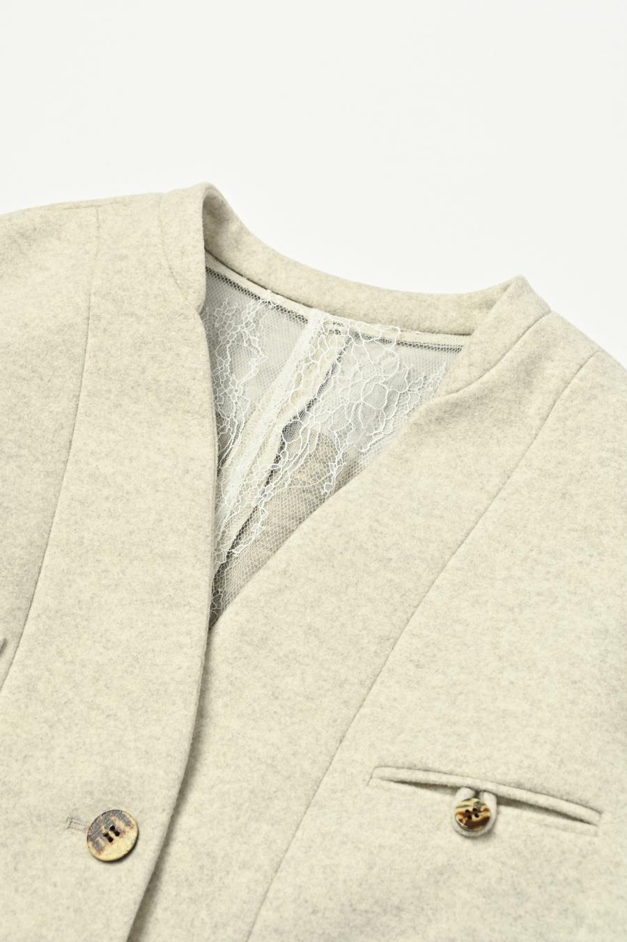 Mannish-Look Jacket