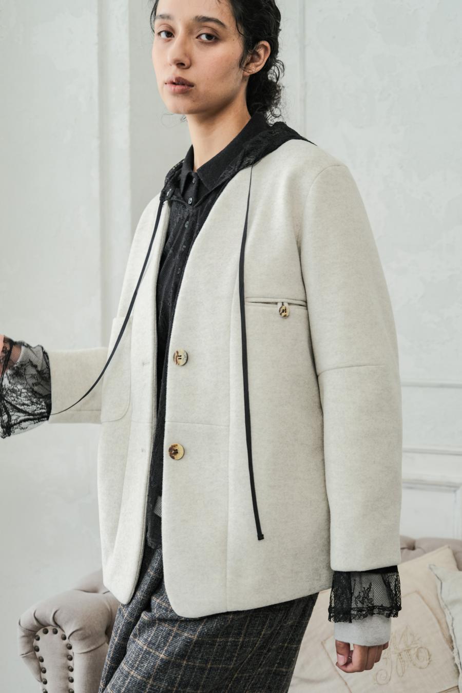Mannish-Look Jacket