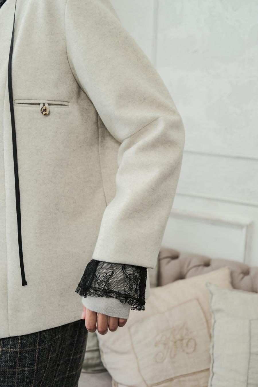 Mannish-Look Jacket