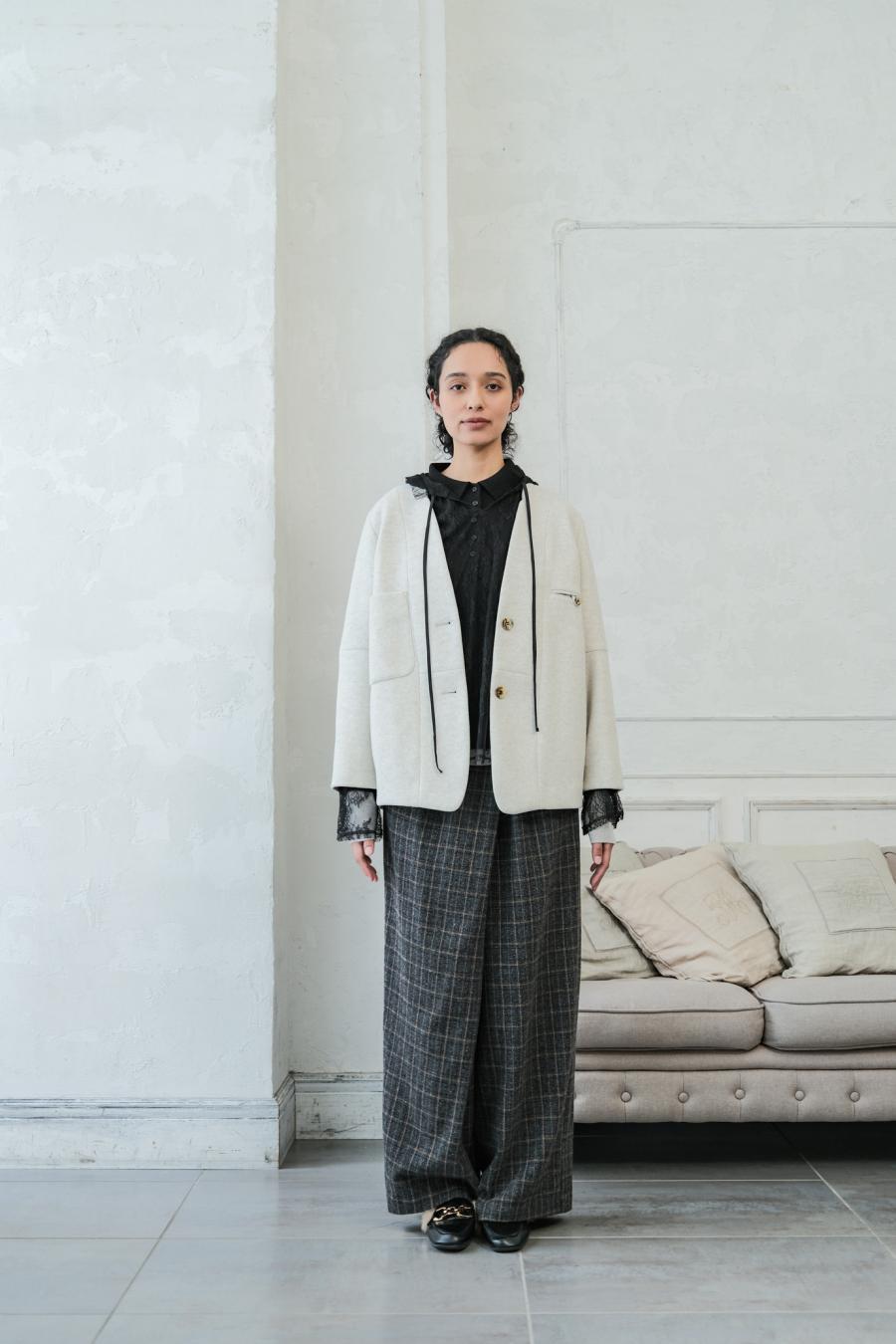 Mannish-Look Jacket