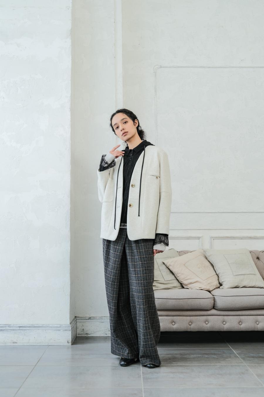 Mannish-Look Jacket