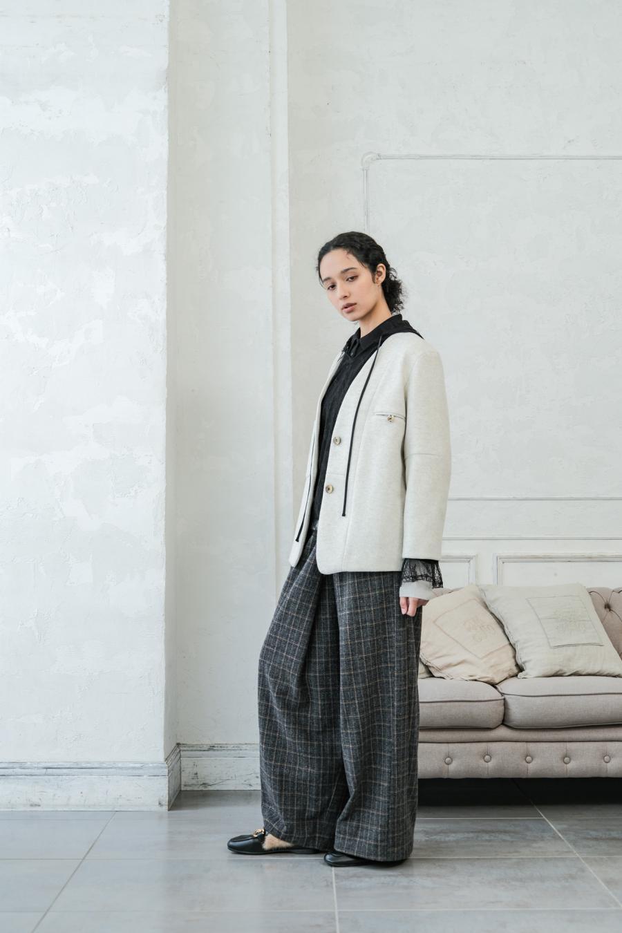 Mannish-Look Jacket
