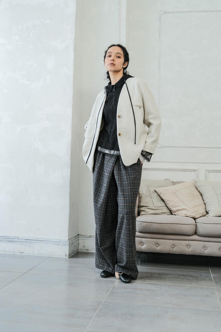 Mannish-Look Jacket