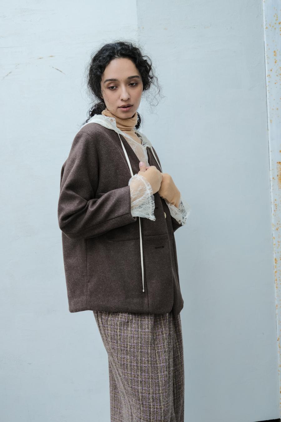 Mannish-Look Jacket
