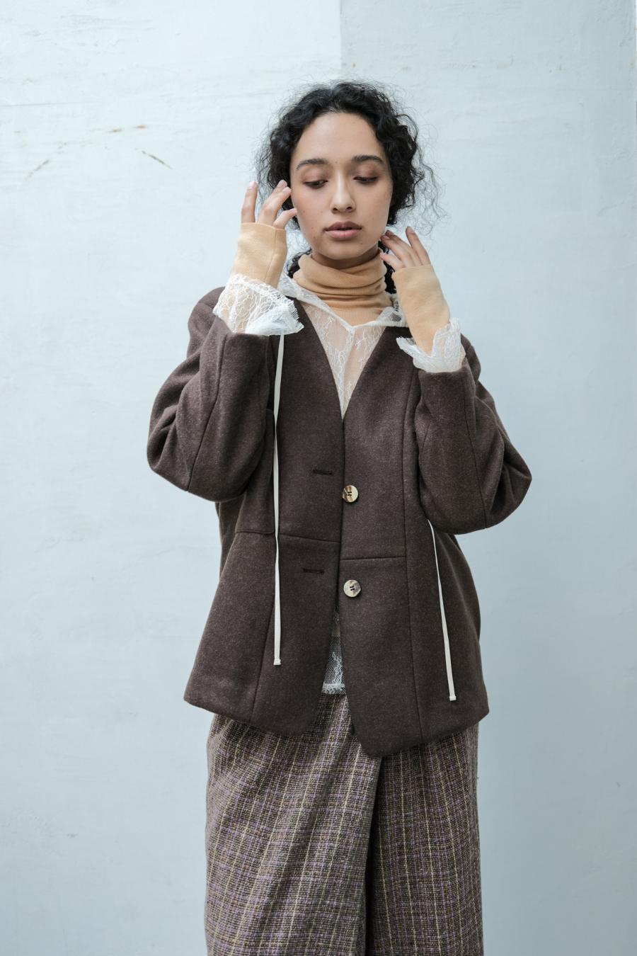 Mannish-Look Jacket
