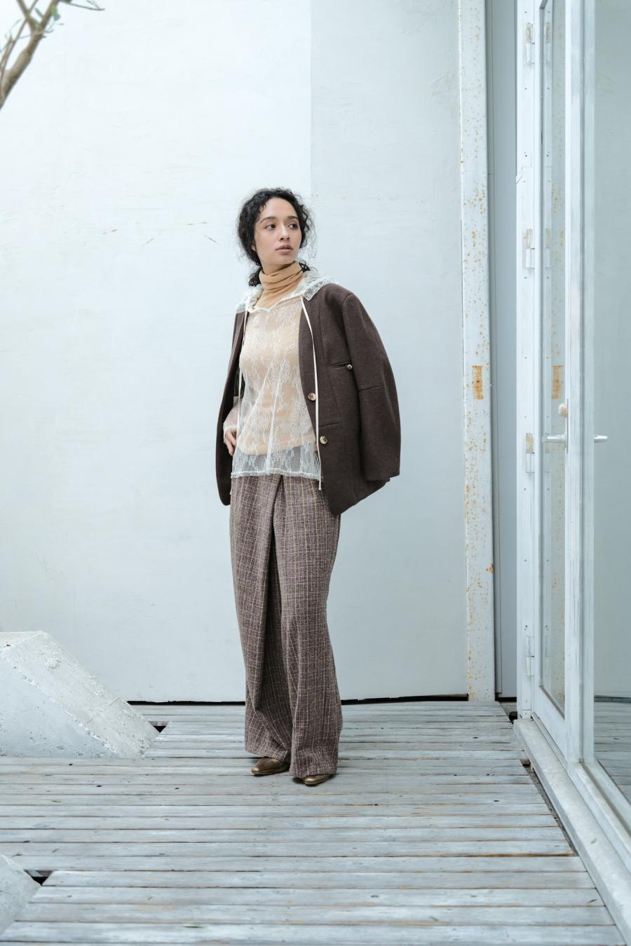 Mannish-Look Jacket