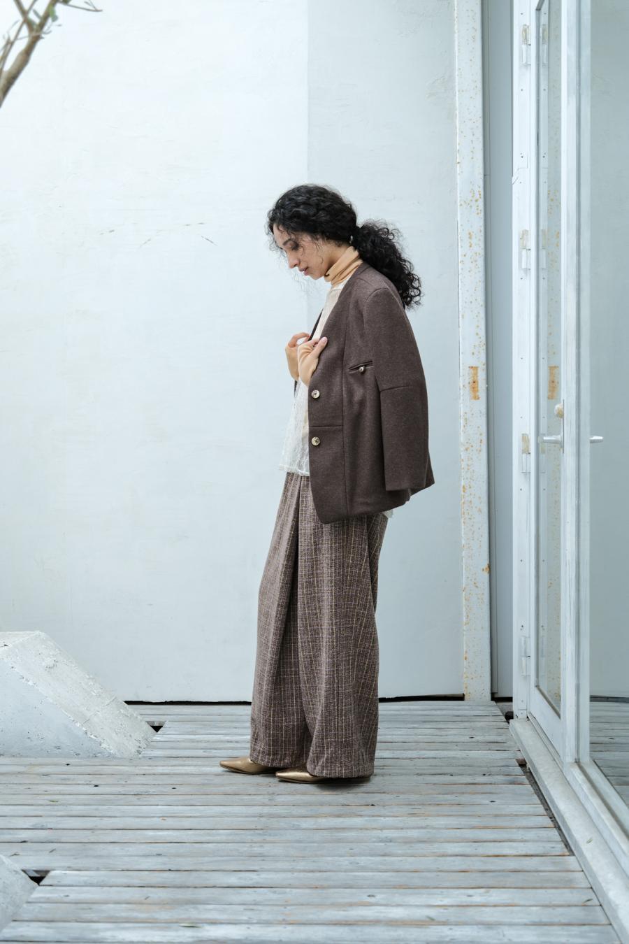 Mannish-Look Jacket
