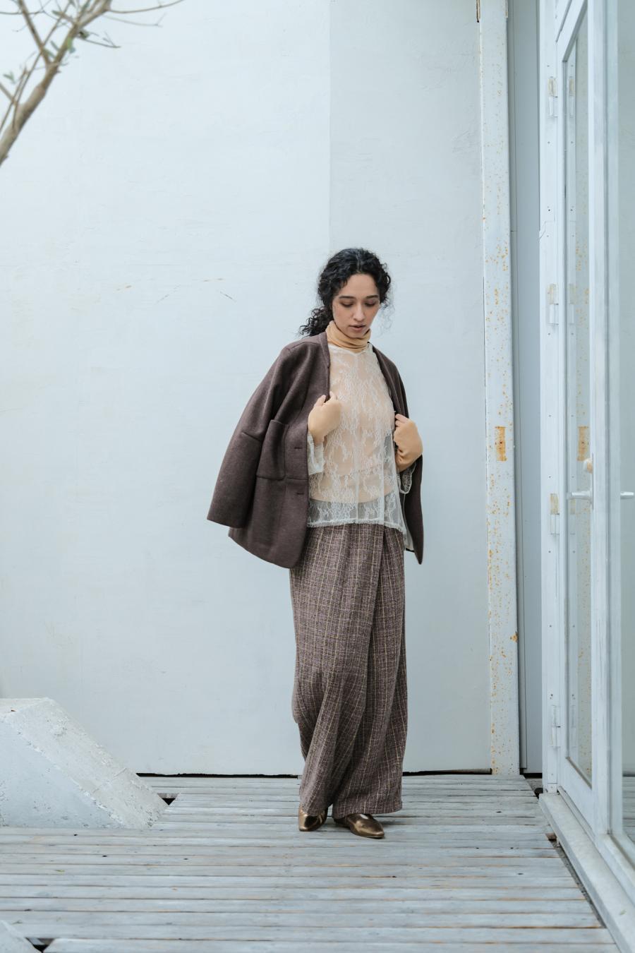 Mannish-Look Jacket