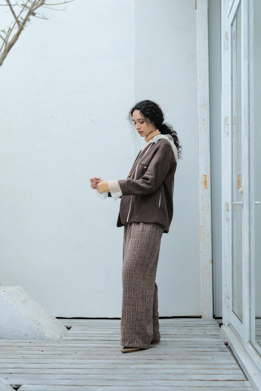Mannish-Look Jacket
