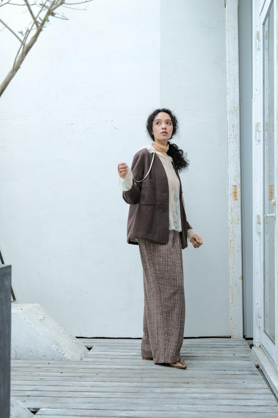 Mannish-Look Jacket