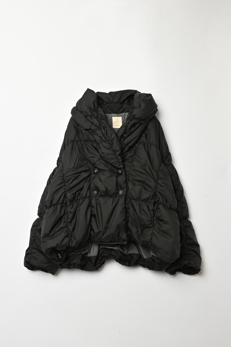 Shirred Lightweight Padded Coat