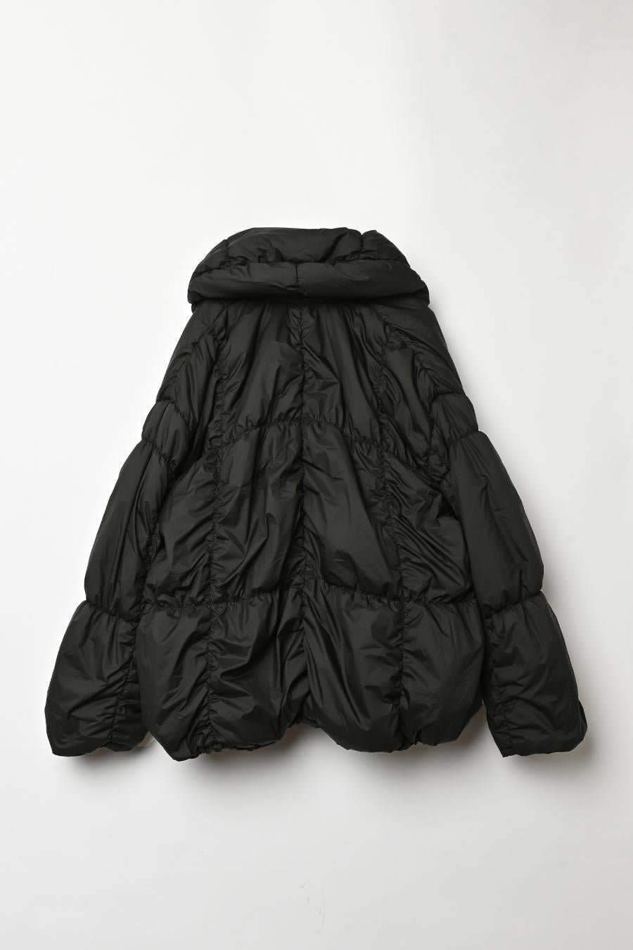 Shirred Lightweight Padded Coat