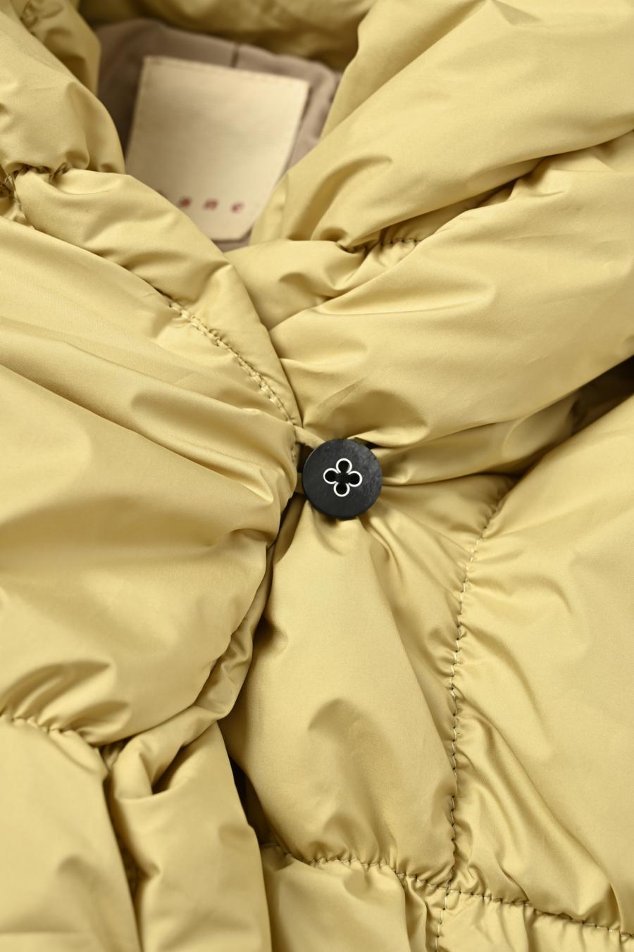 Shirred Lightweight Padded Coat