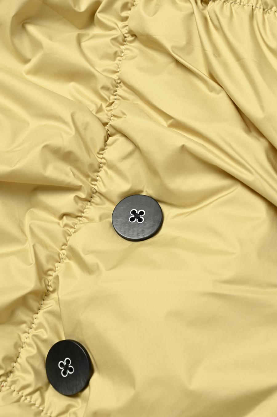 Shirred Lightweight Padded Coat