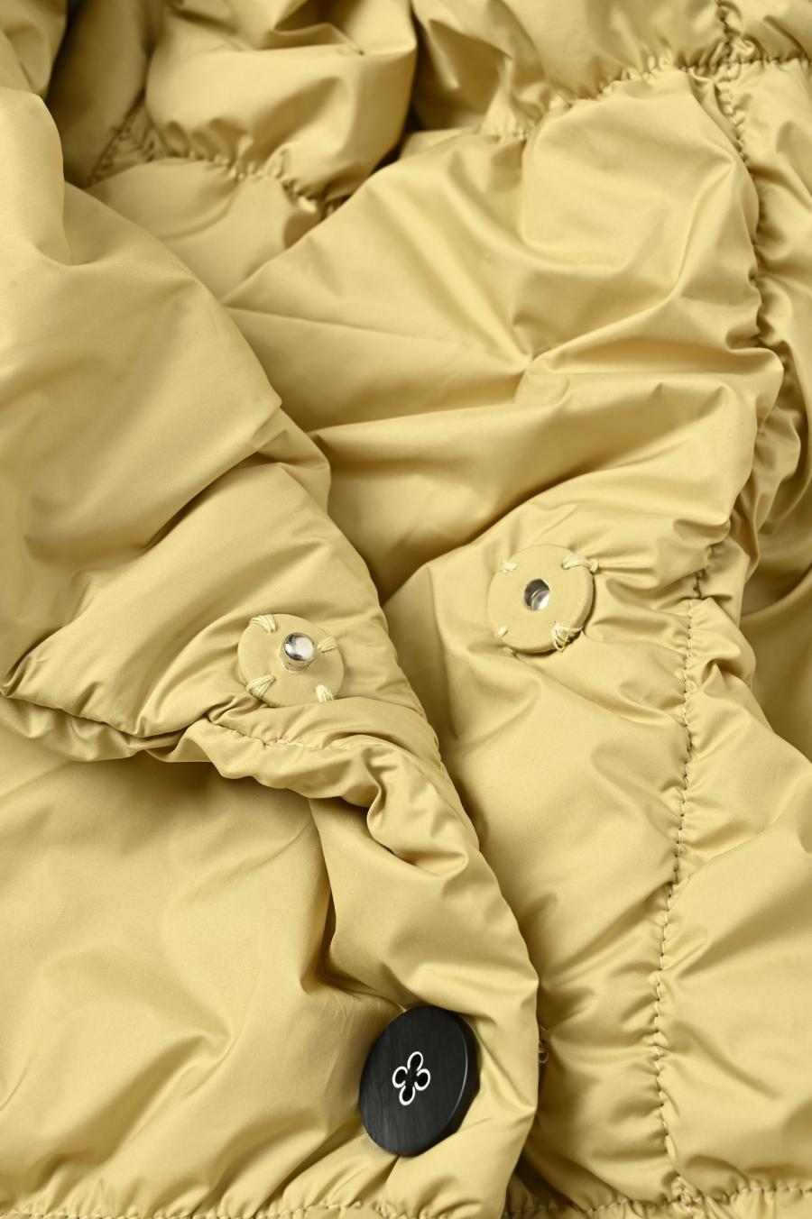 Shirred Lightweight Padded Coat