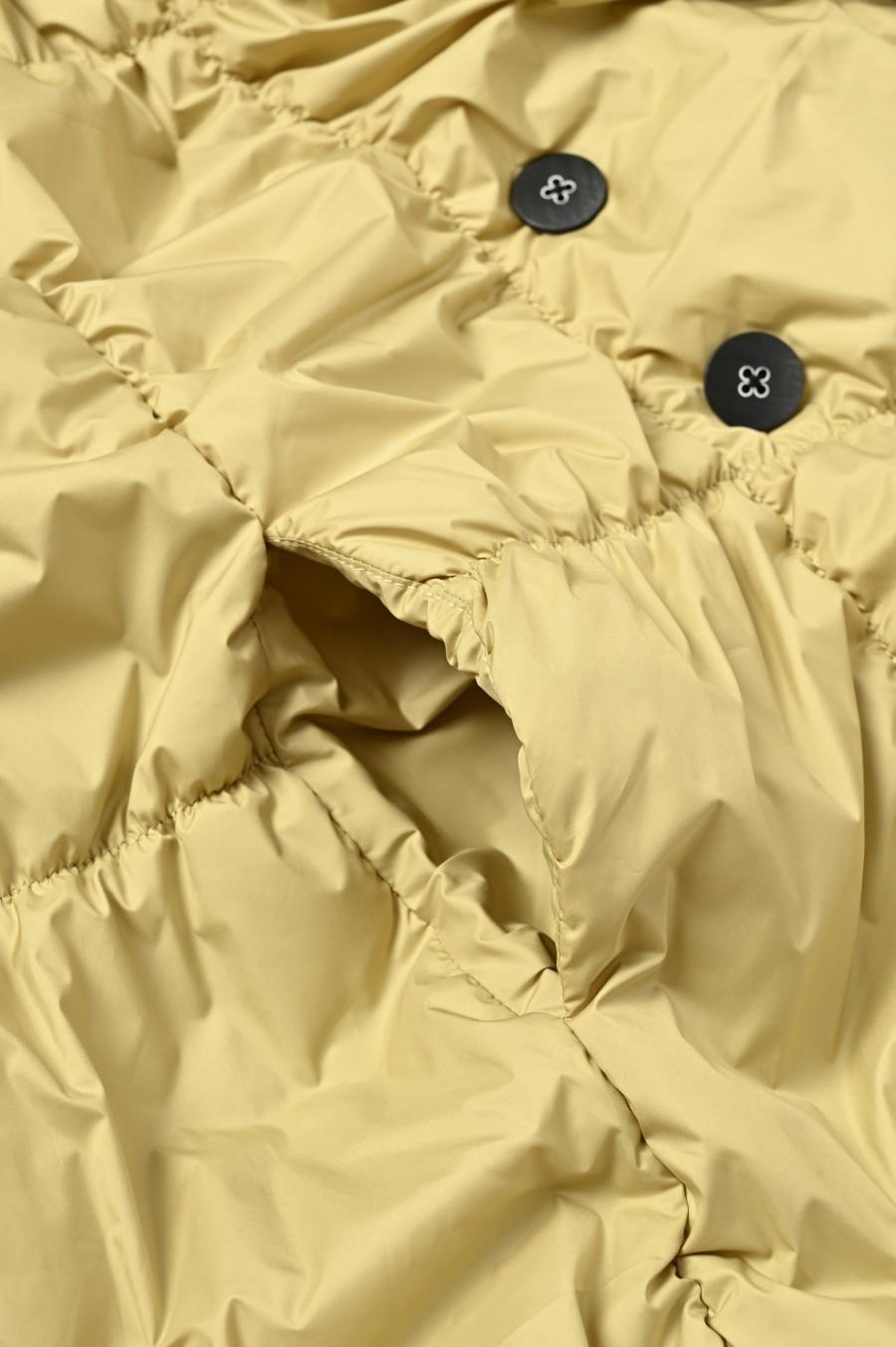 Shirred Lightweight Padded Coat
