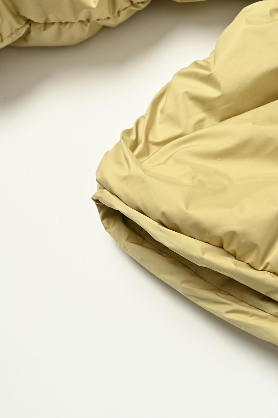 Shirred Lightweight Padded Coat