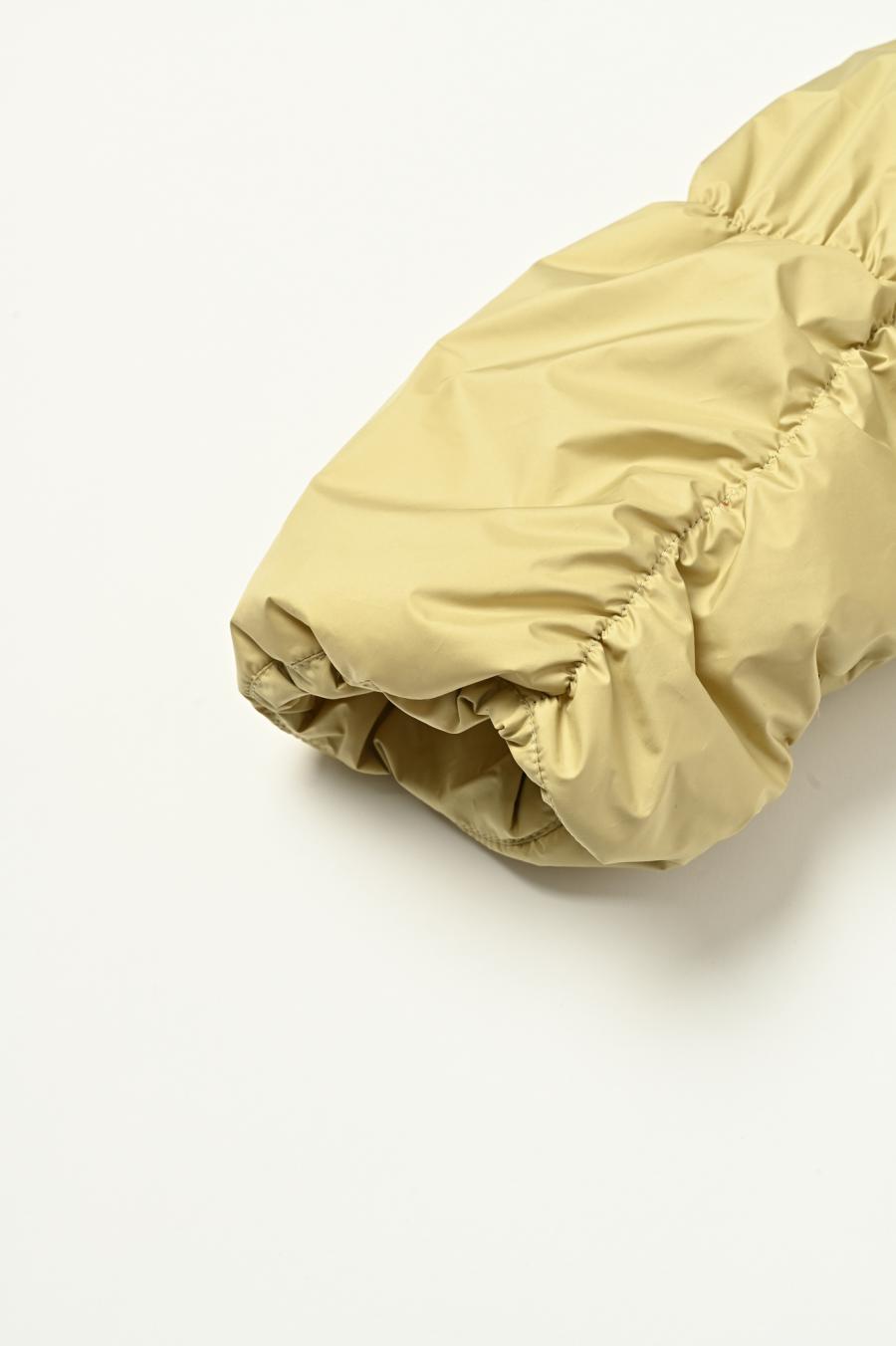 Shirred Lightweight Padded Coat