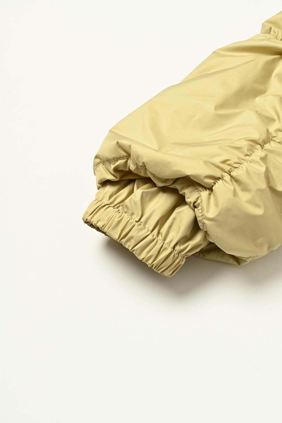 Shirred Lightweight Padded Coat