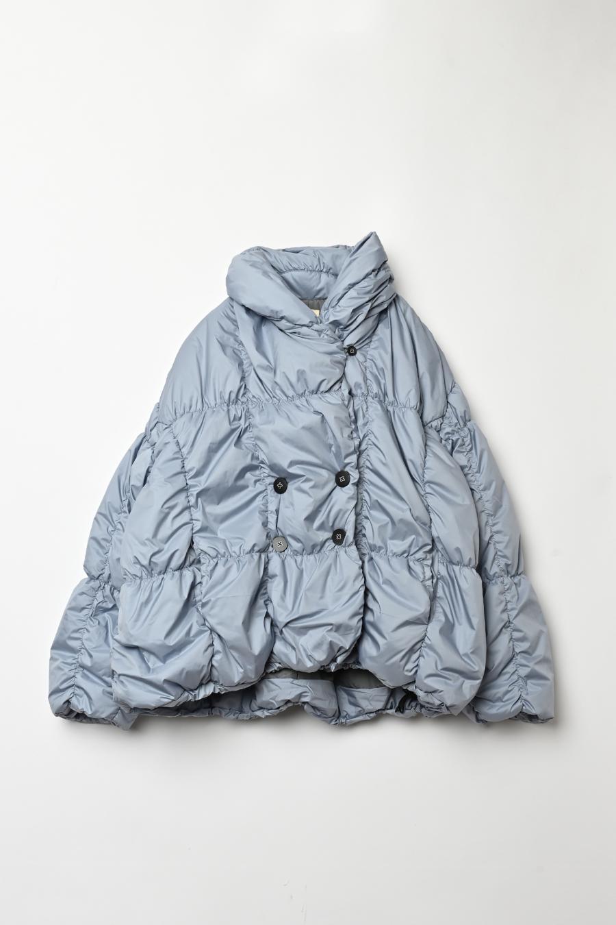 Shirred Lightweight Padded Coat