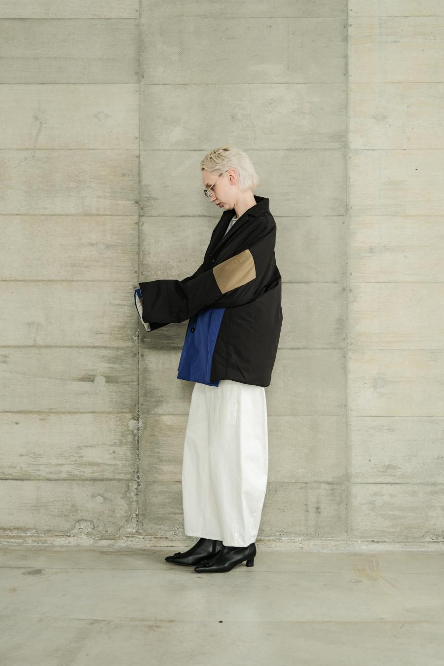 Circle Patch Padded Coat